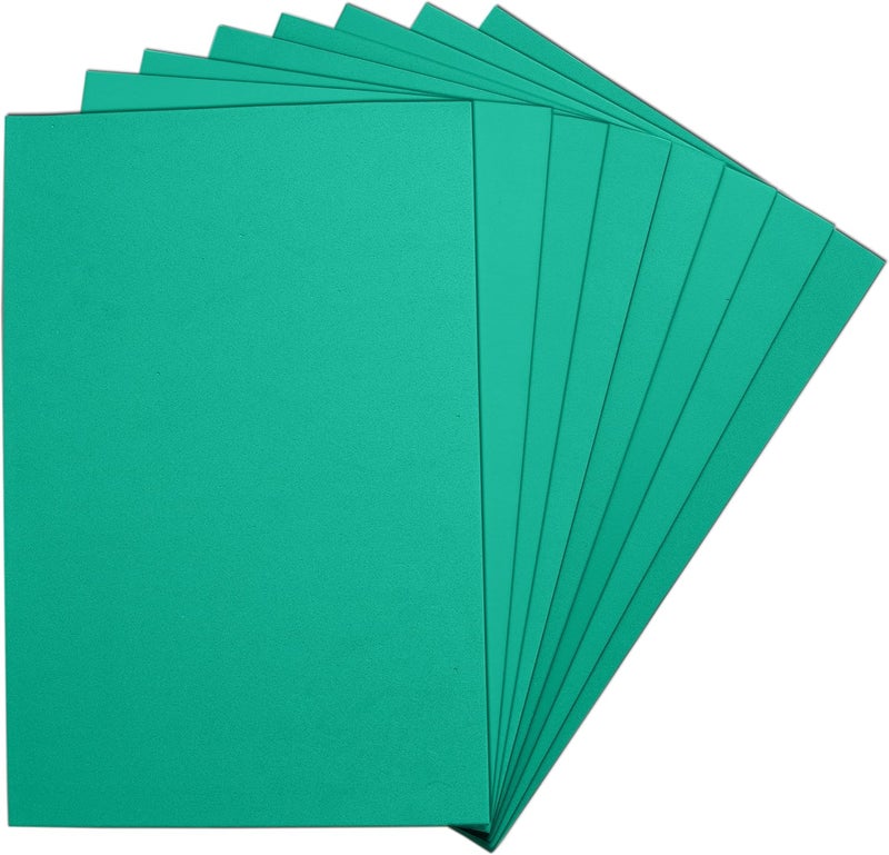 ACTIVITYYA Turquoise EVA Foam Sheets, 6 x 9 Inch, 2mm Thick – Foam Paper for DIY Arts and Crafts, School Projects, and More – 8 Pack - Image 1